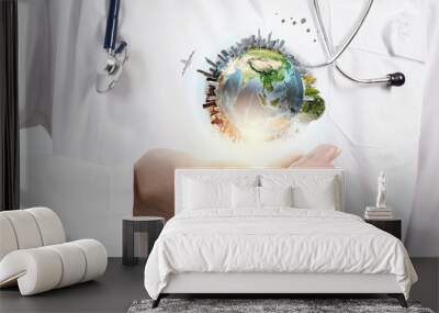 Protect life Wall mural