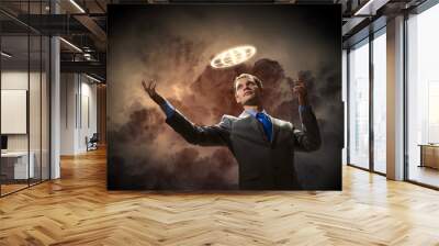 saint businessman Wall mural