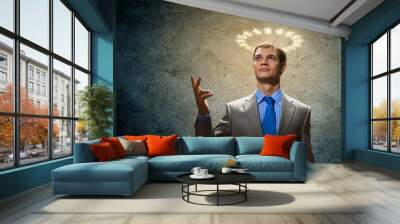 Saint businessman Wall mural