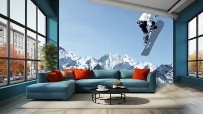 snowboarding sport Wall mural