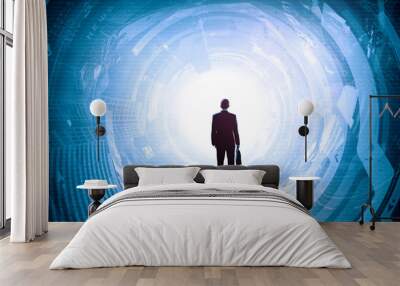 Virtual technologies Wall mural