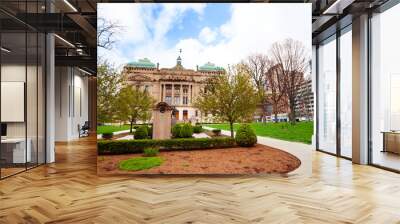 Indiana Statehouse building in Indianapolis, USA Wall mural