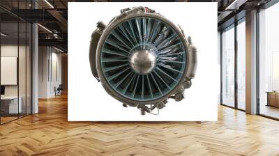 Interior of a aviation jet engine Wall mural