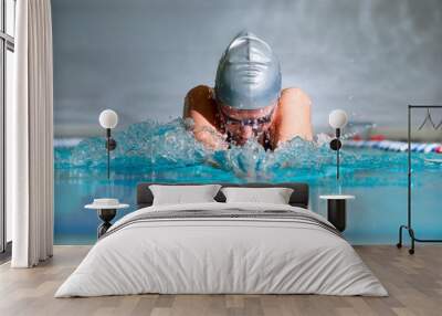 breaststroke Wall mural