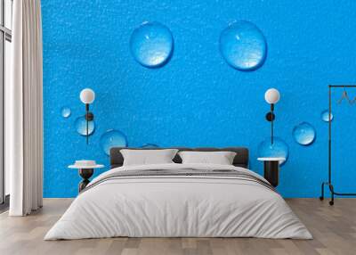 funny face made of water drops Wall mural