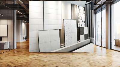 Ceramic tile collection in hardware store Wall mural