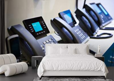 IP phones for office on store Wall mural