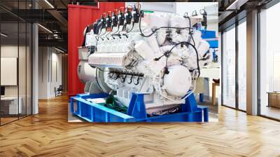 Power gas engine industrial Wall mural