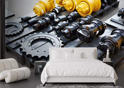 spare parts chassis of construction machinery Wall mural