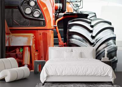 Wheel drive agricultural tractor Wall mural