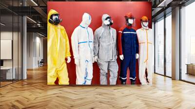 Work protective clothing for industry Wall mural