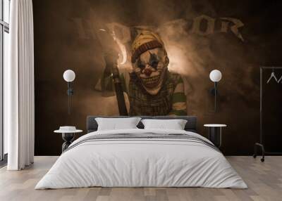 scary clown  Wall mural