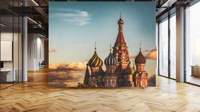 st basils cathedral in moscow russia Wall mural