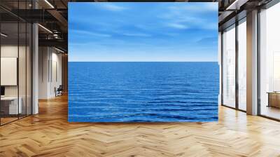 Beautiful sea and clouds sky - digital artwork Wall mural