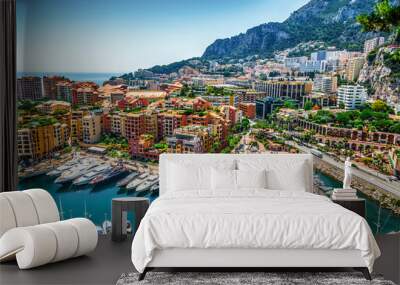 Monaco Monte Carlo sea view Wall mural