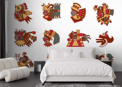 aztec maya avatar collection Wall mural