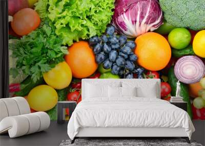 fresh fruits and vegetables Wall mural