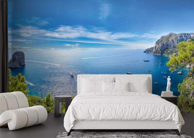 Capri island  in Italy Wall mural