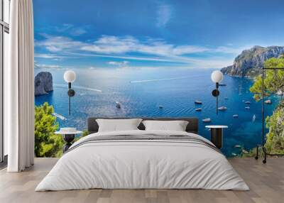 Capri island  in Italy Wall mural