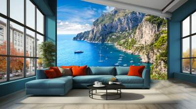 Capri island in  Italy Wall mural