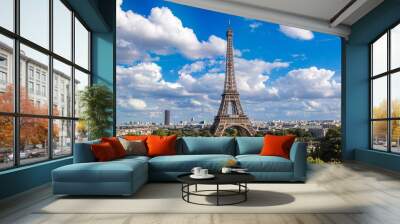 Eiffel Tower in Paris, France Wall mural