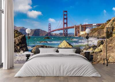 Golden Gate Bridge in San Francisco Wall mural