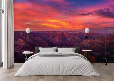 Grand Canyon National Park at sunset Wall mural