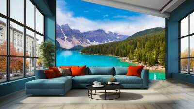 Lake Moraine, Banff National Park Wall mural