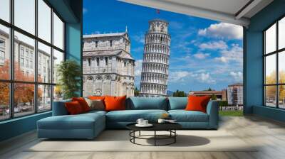 Leaning tower in Pisa Wall mural