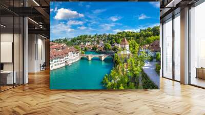 panoramic view of bern Wall mural