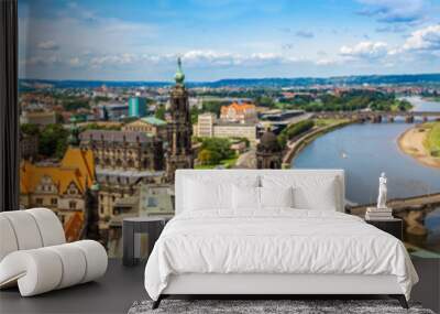 Panoramic view of Dresden Wall mural