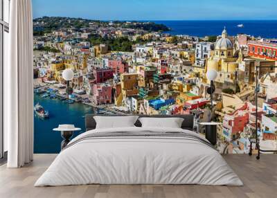 Procida island in Italy Wall mural