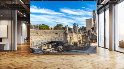 Roman amphitheatre in Arles, France Wall mural