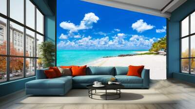 Tropical beach in the Maldives Wall mural