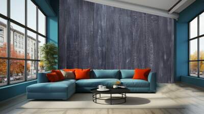 shabby plank wooden background Wall mural