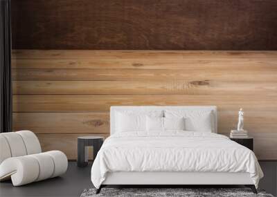 wooden plank board background as texture surface Wall mural