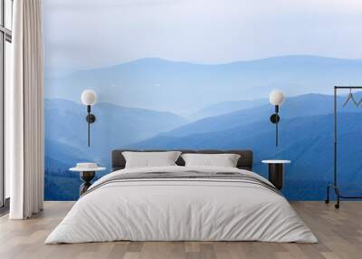 blue hills Wall mural