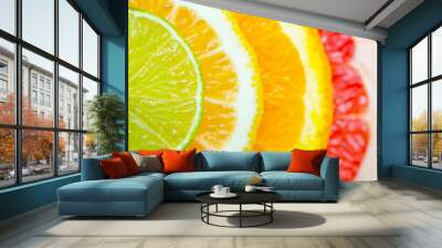 citrus background Wall mural