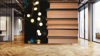 The book on bokeh background Wall mural