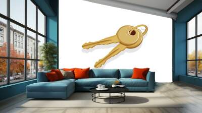 keys, design element, vector illustration Wall mural