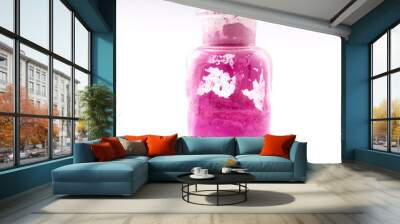 pink natural colored pigment powder Wall mural