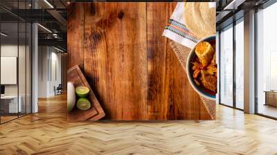 Mole de Olla. It is a balanced one pot meal, typical dish of the central region of Mexico, it is a soup-type stew based on beef and vegetables. It is consumed hot and accompanied with corn tortillas. Wall mural