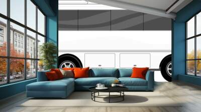 passenger bus vector Wall mural