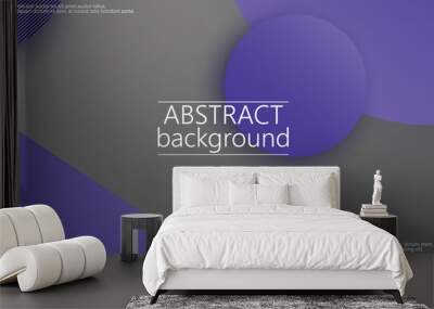 Geometric background. Material design. Wall mural