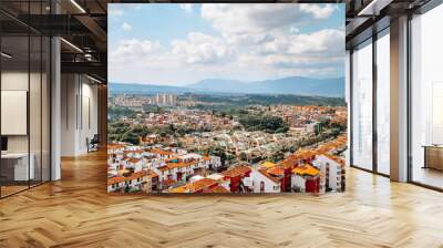 Panoramic view of Bucaramanga city, Santander, Colombia, Urban Wall mural