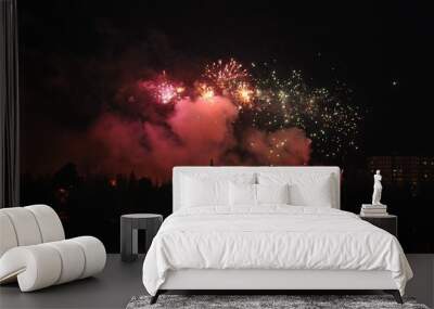 Pilar Fireworks 2016 Wall mural