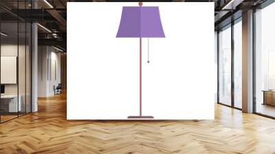 Floor lamp vector. Wall mural