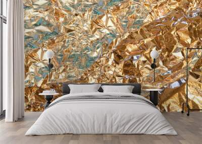 gold foil texture Wall mural