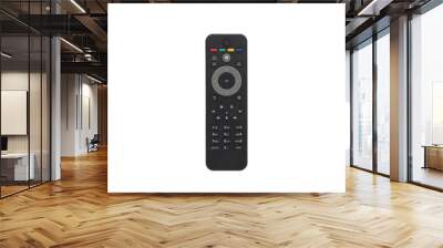 remote control isolated on white background Wall mural