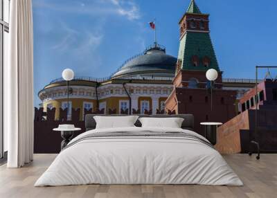 Moscow Kremlin and Red square. Wall mural